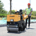 Compactador de solo hidráulico rolo compactador vibratório de operador a pé duplo FYL-800C